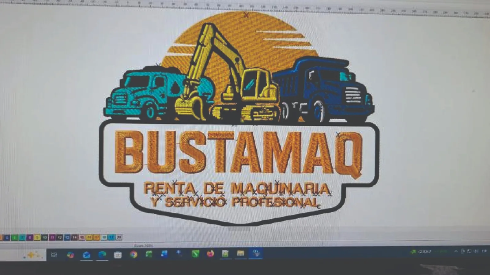 Bustamaq embroidery digitizing preview
