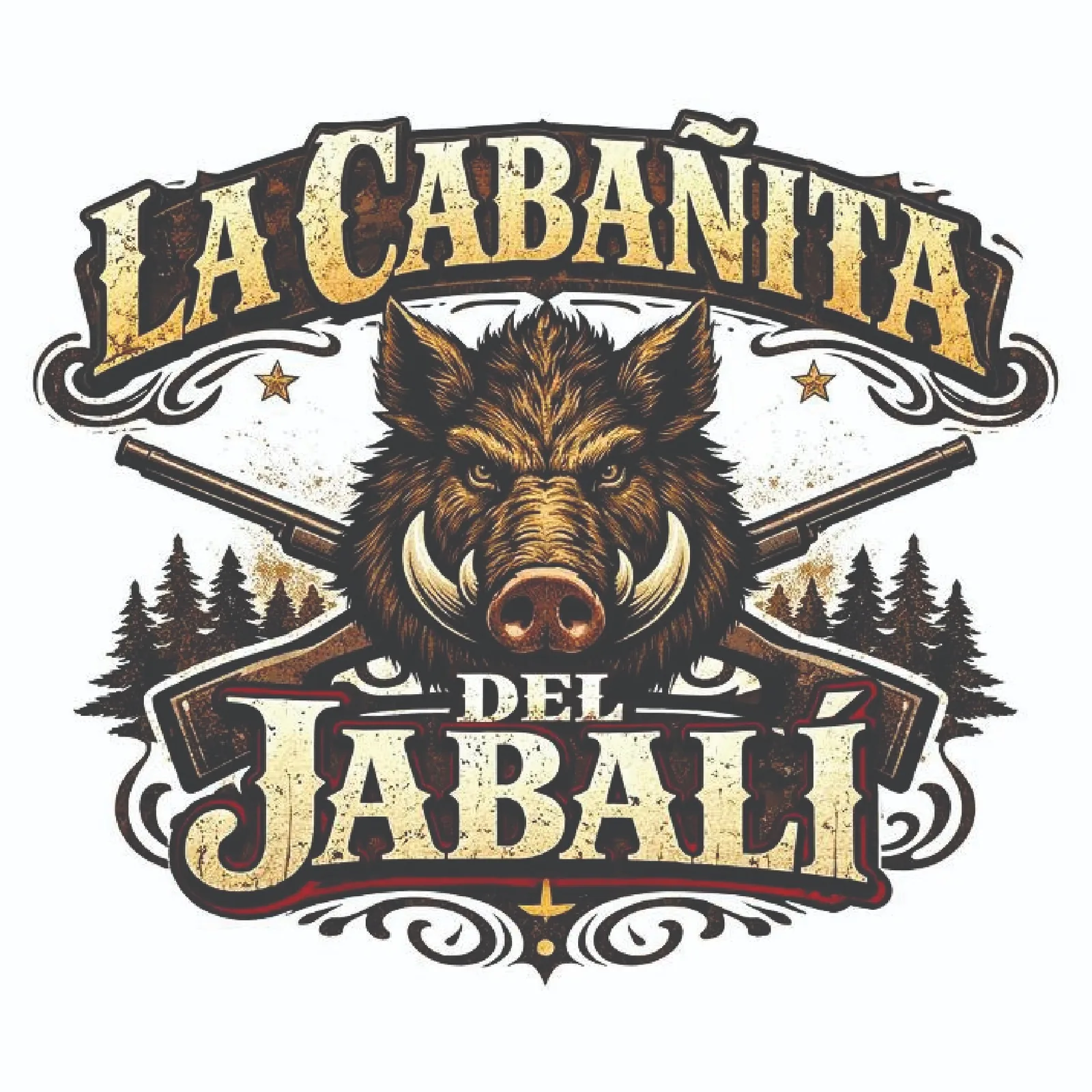 La Cabanita del Jabali recreated artwork
